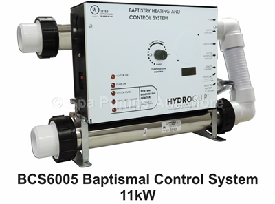 BCS6005-U Baptismal Heater & Control BCS-6005-U 11kW Hydroquip Baptistry Heater