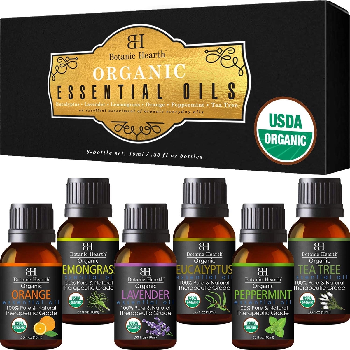 Aromatherapy Essential Oils Set from Botanic Hearth