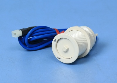 Ultra Jet® Pump E-Switch, TKESWITCH, White color TKESWITCH 5311257, E Switch. Used by European Touch on spa pumps., E Switch, TKE SWITCH E209047