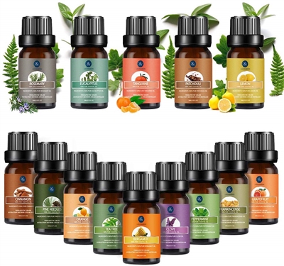 Aromatherapy 100% Pure Therapeutic 16 - Piece High Grade Essential-Oils-OLDSKU  