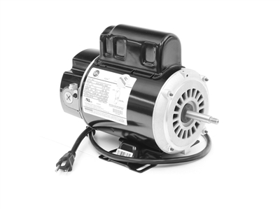 3410310-1, 1 speed 115V 48FR 09.8A 5.6" diameter 177893 Century motor w/ airswitch & powercord, 5KH35JN3632BX, E128519, E44549, 7-177893-24, BN24, 7J06, S55CXGYM-8422, GYM8422, 156060, E22922, 3410313-1