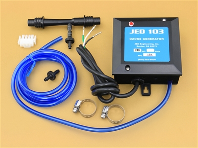 Spa Ozonator Kit, JED 103 Ozone Generator kit with cord & AMP plug, JED103, JED103 Ozonator, Spa Ozone Generator, Ozonator, Hot Tub Ozone, JED 103, JED 103 Ozonator