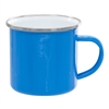 12 oz. Light Blue Camper Mug with Silver Lip