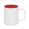 11 oz Two Tone Colored Mug - Red
