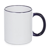 11 oz Rim & Handle Colored Mug - Blue - ORCA