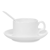 4 oz.  Coffee Mug with Saucer and Spoon - Orca