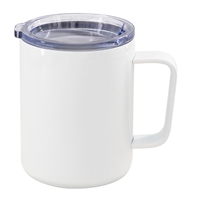 Thermal mug for sublimation Capacity: 410 ml Height : 14.5 cm Diameter: 8.2  cm Colour: white