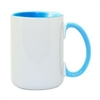 15 oz. Inner/Handle Light Blue Orca Mugs