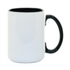 15 oz. Inner/Handle Black Orca Mugs