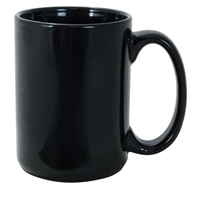 15 oz. Full Color Mug - Black