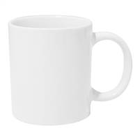 White Ceramic Sublimation Latte Mug - 12oz.