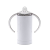 Sublimation Stainless Steel Sippy Cup - 13oz - White