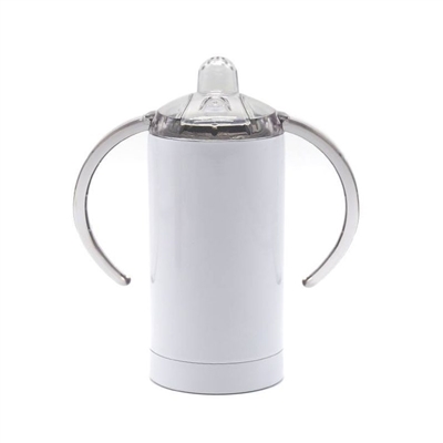 Sublimation Stainless Steel Sippy Cup - 13oz - White