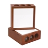 Wooden Pencil Holder with Photo Tile Inserts