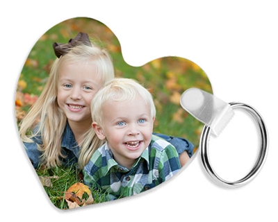 Unisub FRP Keychain - Heart 2 Sided