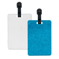 Fashion Sparkle Luggage Tag - Blue (PU)