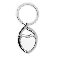 Sublimation Key Chain - Twisted Heart