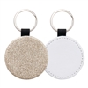 Fashion Sparkle Keychain - Champagne Circle (PU)