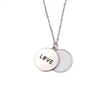 Sublimation Sliding Photo Locket Necklace - Round