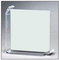 Glass Tile Frame with Acrylic Stand - 4"
