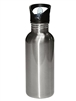 600 ml - Stainless Steel Sports Bottle Silver- Orca
