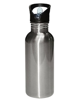 600 ml - Stainless Steel Sports Bottle Silver- Orca