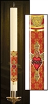 Sacred Heart Paschal Candle