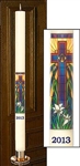 Radiant Light Mosaic Paschal Candle