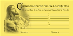 All Souls Mass Remembrance - Spanish Offering Envelope
