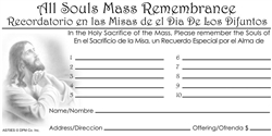 All Souls Mass Remembrance - English & Spanish Offering Envelope