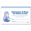 Children's 3 x 5 Solemnity Of Mary