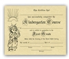 Kindergarten Parchment Certificate