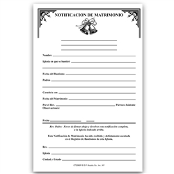 Marriage Notification
