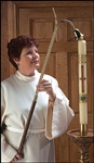 36" CANDLELITER W/BELL SNUFFER