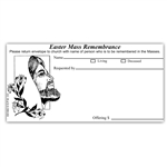 Easter Mass Remembrance offering Envelope