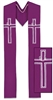 Lenten & Advent Clergy Stole - Perfect for Ordinary Time & Communion Seasons