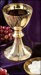 CELTIC CROSS CHALICE & PATEN