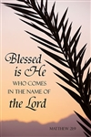 Blessed is He... Palm Sunday Banner