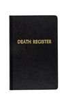 Church Death Register- Desk Size