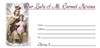 Our Lady of Mt. Carmel Novena Envelope