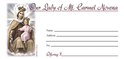 Our Lady of Mt. Carmel Novena Envelope