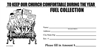 Church Fuel Collection Envelope