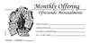 Monthly Collection Envelope Bilingual