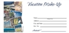 Vacation Make-Up Envelope