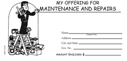 Church Maintenance and repairs Collection Envelope