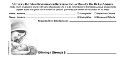 Catch Up Offering Church Envelope