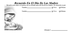 Catch Up Offering Church Envelope