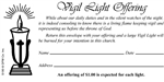 Church Vigil Light Envelope