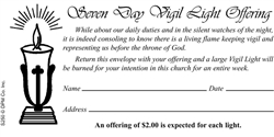 Church Vigil Light Envelope