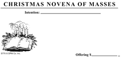 Christmas Novena offering Envelope
